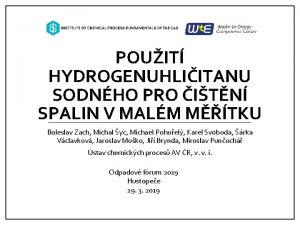 POUIT HYDROGENUHLIITANU SODNHO PRO ITN SPALIN V MALM