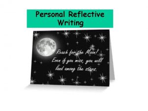 Personal Reflective Writing Add new teacher image Over