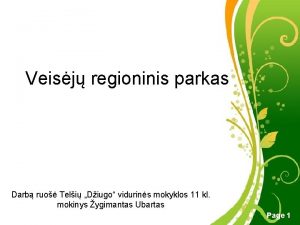 Veisj regioninis parkas Darb ruo Teli Diugo vidurins