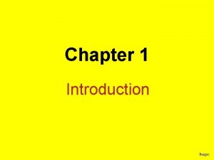 Chapter 1 Introduction Berger Defining Development Berger The