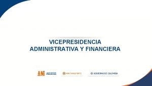 VICEPRESIDENCIA ADMINISTRATIVA Y FINANCIERA TALENTO HUMANO TOTAL CARGOS