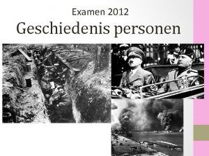 Examen 2012 Geschiedenis personen Aletta Jacobs Ze was