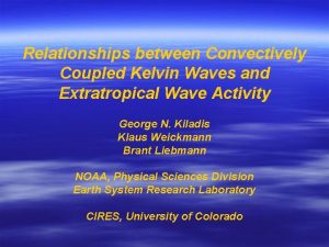 Relationships between Convectively Coupled Kelvin Waves and Extratropical
