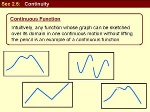 Sec 2 5 Continuity Continuous Function Intuitively any