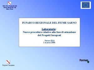 Ente Parco Regionale del Bacino idrografico del fiume