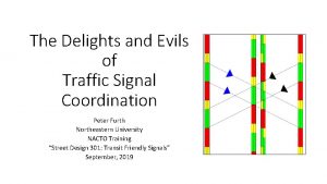 The Delights and Evils of Traffic Signal Coordination