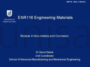 ENR 116 Mod 4 Slide No ENR 116