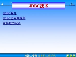 JDBC n java sql Driver Manager n java
