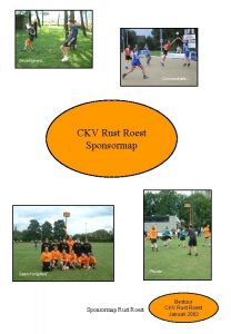 Gezelligheid Concentratie CKV Rust Roest Sponsormap Plezier Saamhorigheid