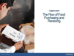 Chapter Number 6 The Flow of Food Purchasing