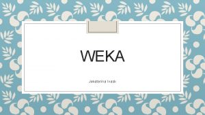 WEKA Jekaterina Ivask Plaan 01 05 2014 puhkame