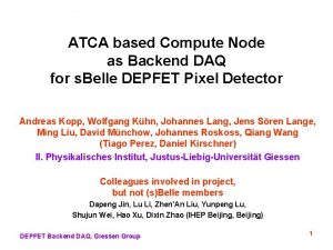 ATCA based Compute Node as Backend DAQ for