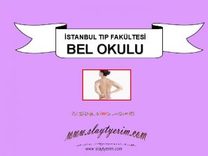 STANBUL TIP FAKLTES BEL OKULU www slaytyerim com