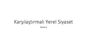 Karlatrmal Yerel Siyaset Ksm 3 Fransada idari sistem