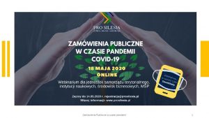 Zamwienia Publiczne w czasie pandemii 1 Wprowadzenie i