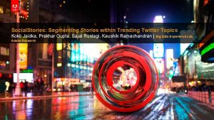 Social Stories Segmenting Stories within Trending Twitter Topics