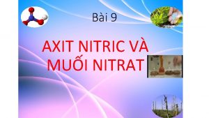 Bi 9 AXIT NITRIC V MUI NITRAT Bi