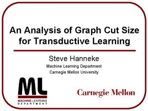 An Analysis of Graph Cut Size for Transductive