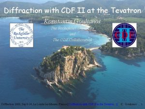 Diffraction with CDF II at the Tevatron Konstantin