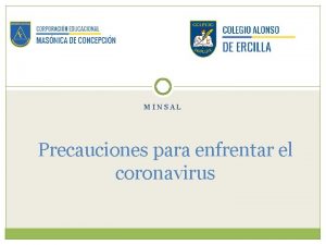 MINSAL Precauciones para enfrentar el coronavirus Qu es