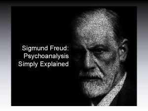 Sigmund Freud Psychoanalysis Simply Explained Freuds Belief Explaining