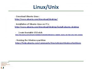 LinuxUnix Download Ubuntu Linux http www ubuntu comdownloaddesktop