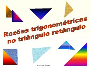 AUTOR DESCONHECIDO Significado Trigonometria Tri gono metria trs