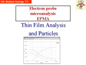 Electron probe microanalysis EPMA Thin Film Analysis and