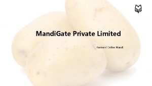 Mandi Gate Private Limited Farmers Online Mandi Founded