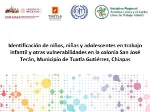 Identificacin de nios nias y adolescentes en trabajo