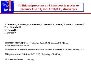 Collisional processes and transport in moderate pressure H