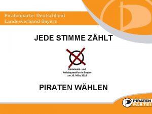 JEDE STIMME ZHLT PIRATEN WHLEN Der kommunale Finanzausgleich