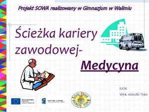 Projekt SOWA realizowany w Gimnazjum w Walimiu cieka