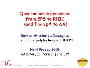 Quarkonium suppression from SPS to RHIC and from