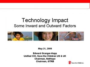 Technology Impact Some Inward and Outward Factors May