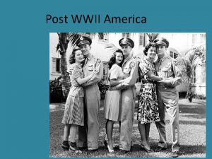 Post WWII America Education The GI Bill Servicemens