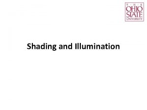 Shading and Illumination Open GL Shading Without Shading
