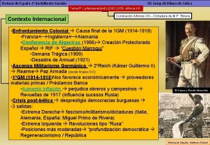 Historia de Espaa 2 Bachillerato Sociales IES Josep