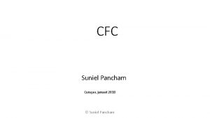CFC Suniel Pancham Curaao januari 2018 Suniel Pancham