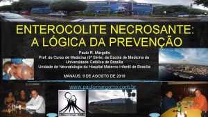 ENTEROCOLITE NECROSANTE A LGICA DA PREVENO Paulo R