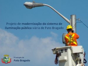 Projeto de modernizao do sistema de iluminao pblica