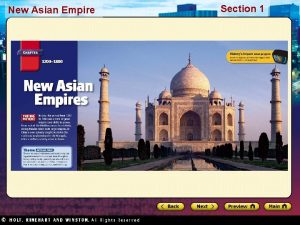 New Asian Empire Section 1 New Asian Empire
