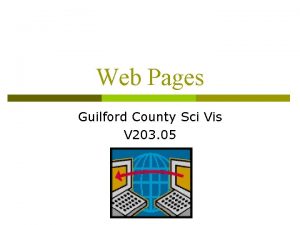 Web Pages Guilford County Sci Vis V 203