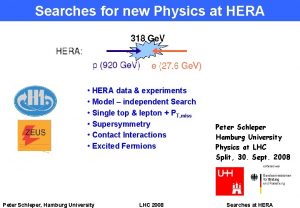 Searches for new Physics at HERA HERA data