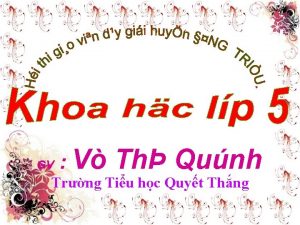 GV V Th Qunh Trng Tiu hc Quyt