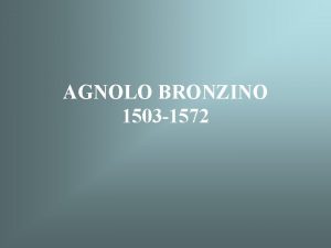 AGNOLO BRONZINO 1503 1572 Bronzino Szent Mrk 1525