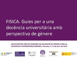 FISICA Guies per a una docncia universitria amb