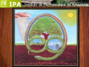 Instituto de Permacultura da Amaznia Permacultura significa Cultura