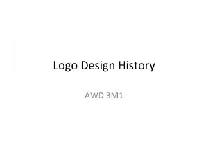 Logo Design History AWD 3 M 1 logo