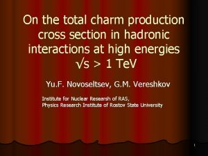 On the total charm production cross section in